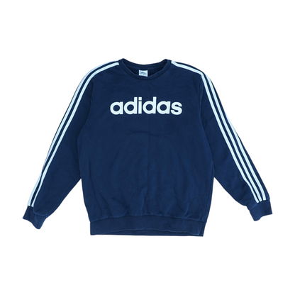 Navy Solid Sweatshirt Pullover