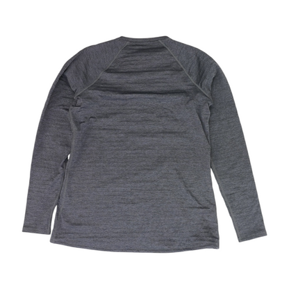 Gray Solid Sweatshirt Pullover