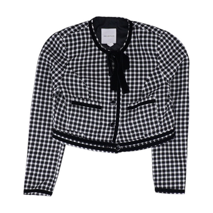 Black Check Blazer