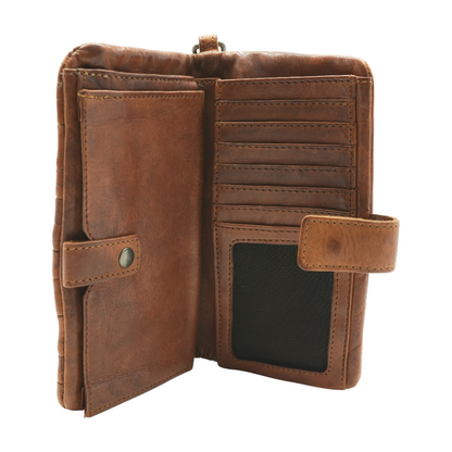 Brown Wristlet Wallet