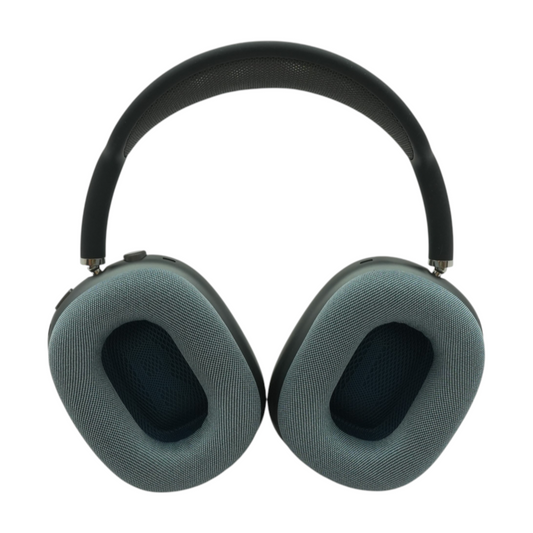 Hover Apple Space Gray AirPods Max (Lightning) Noise Cancelling Headphones With Blue Earpads – Image 2
