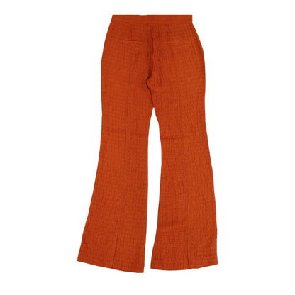Rust Solid Dress Pants