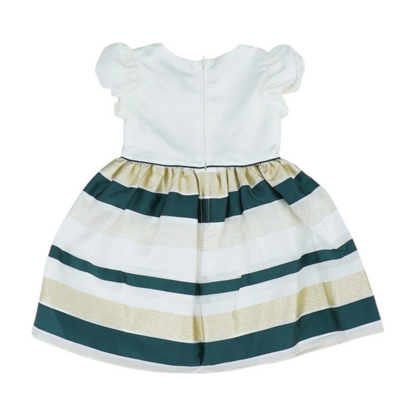 White Striped Dress