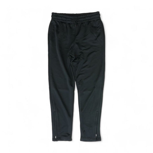 Black Solid Active Pants