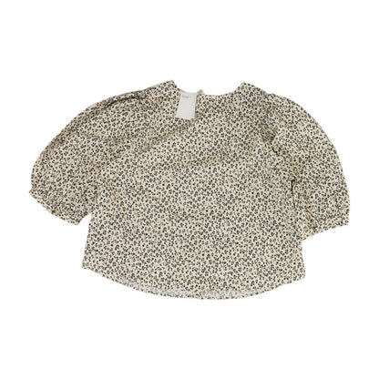 Beige Floral Blouse
