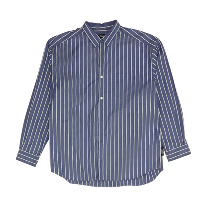 Blue Striped Long Sleeve Button Down