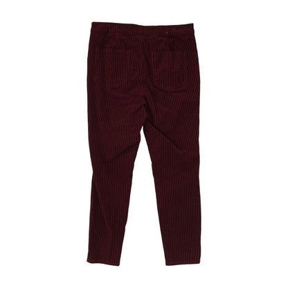 Burgundy Casual Pants