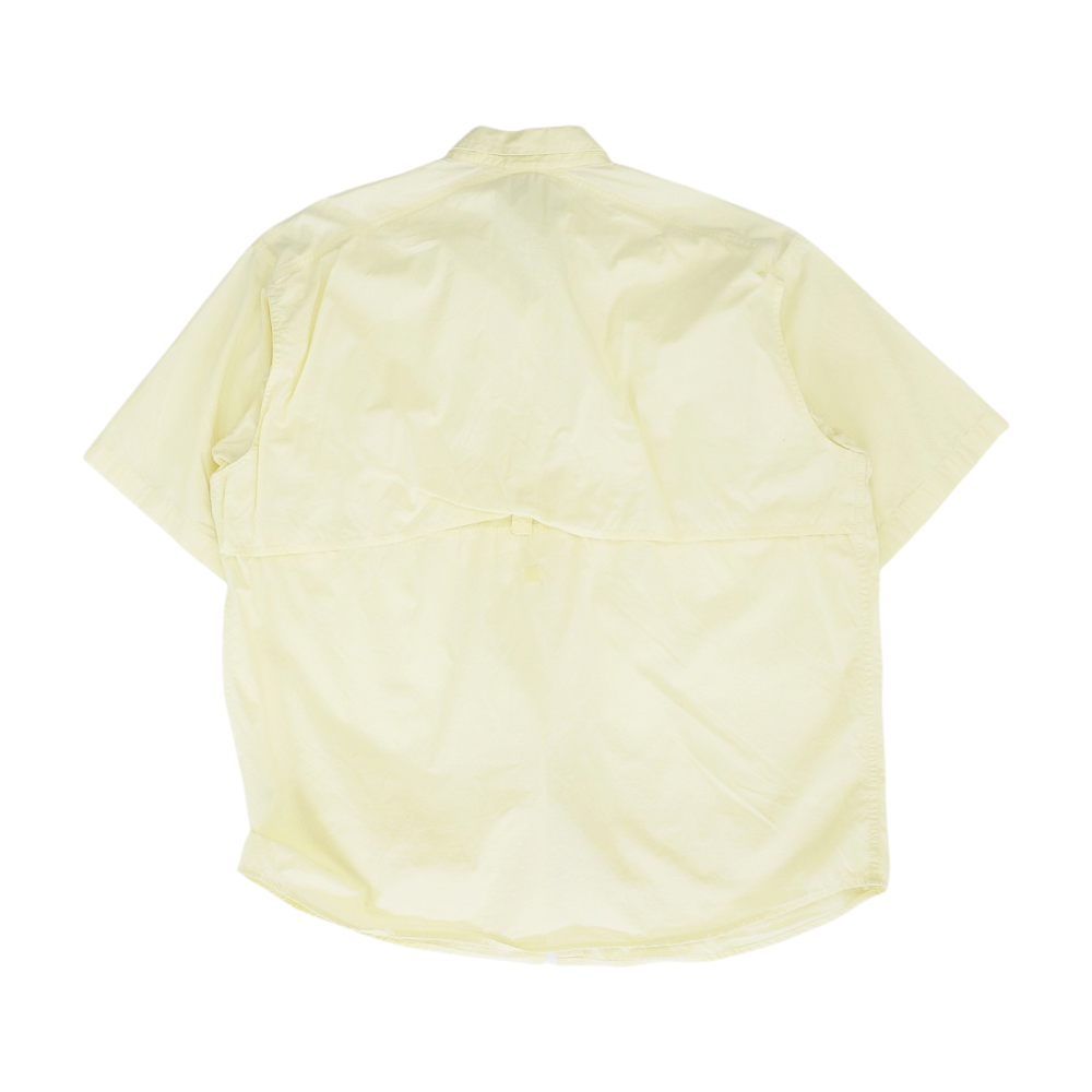 Yellow Tall Solid Outdoor Button Down