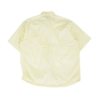 Yellow Tall Solid Outdoor Button Down