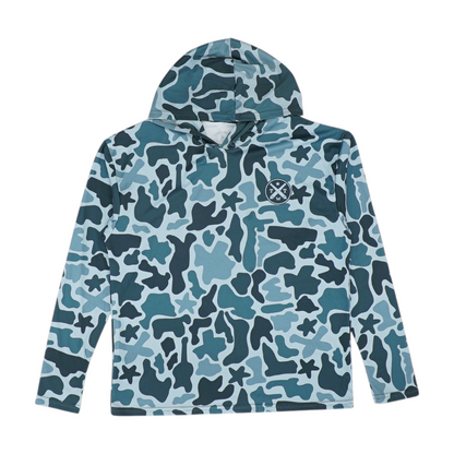 Blue Camo Active T-Shirt