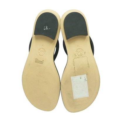 Black Flip Flop Sandals