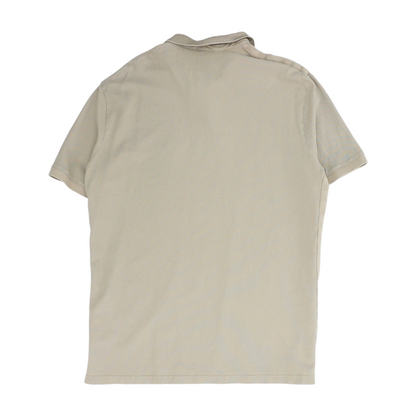 Armani Exchange Khaki Solid Short Sleeve Polo – Image 2
