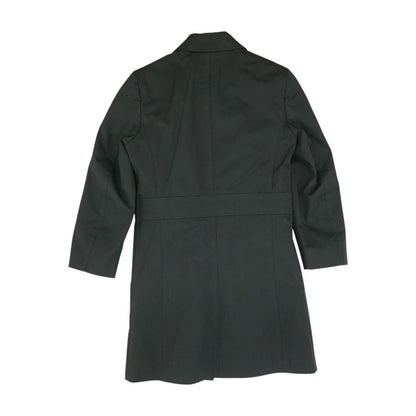 Black Solid Topcoat Coat