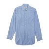 Blue Herringbone Long Sleeve Button Down