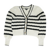 White Striped Cardigan