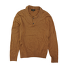 Tan Solid 1/4 Zip Pullover