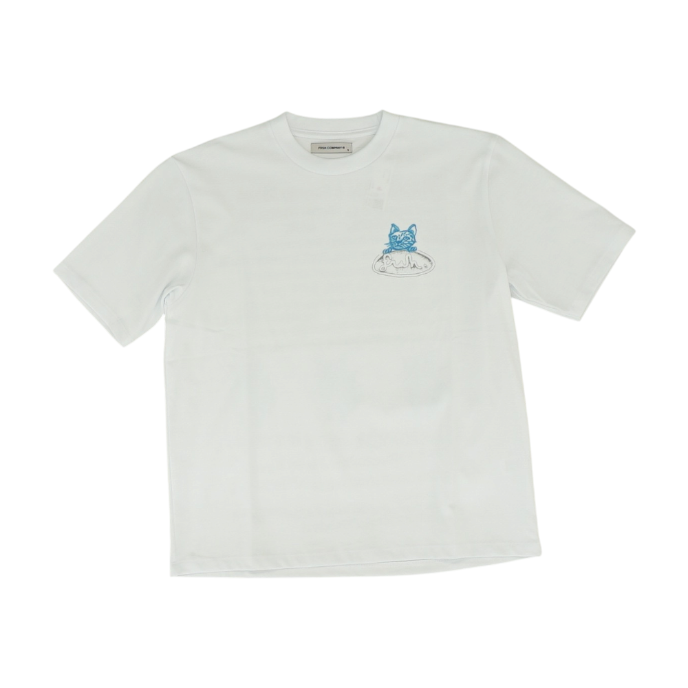 Frsh Company White Solid T-Shirt – Image 1