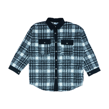 Black Plaid Pullover Sweater