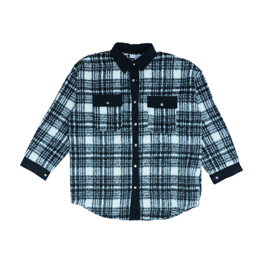 Black Plaid Pullover Sweater
