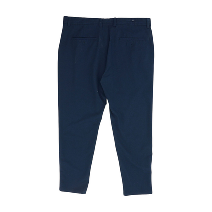 Navy Check Regular Pants