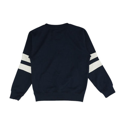 Navy Color Block Sweatshirt Pullover