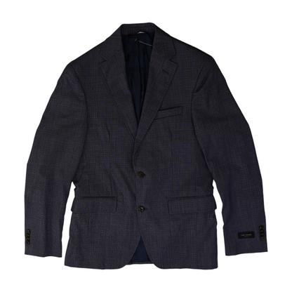 Blue Print Suit Jacket