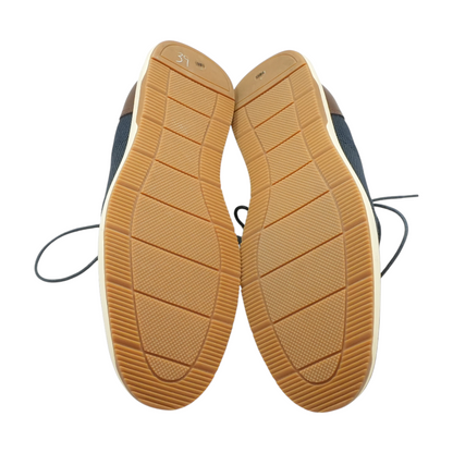 Navy Lace-Up Dress Shoes