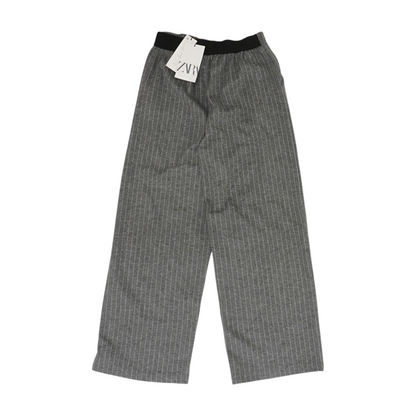 Gray Striped Dress Pants
