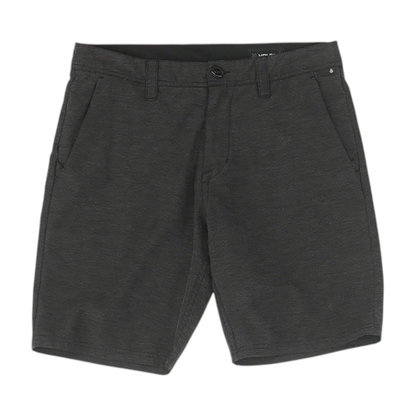 Gray Striped Active Shorts