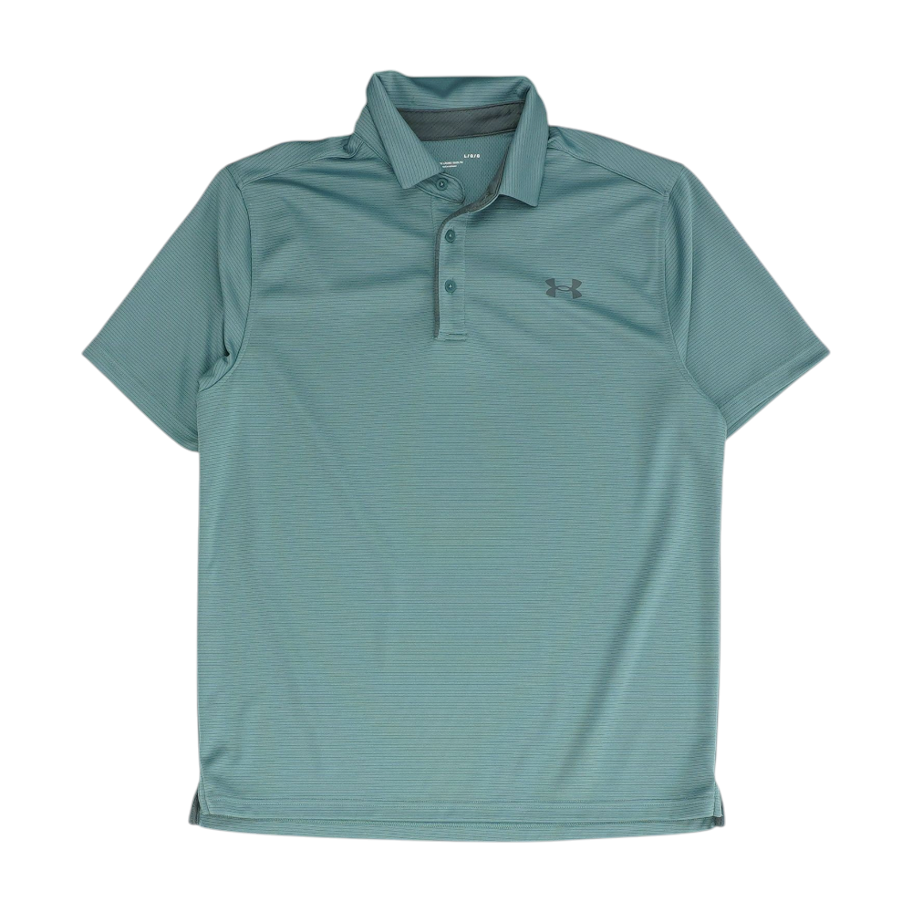 Green Solid Short Sleeve Polo