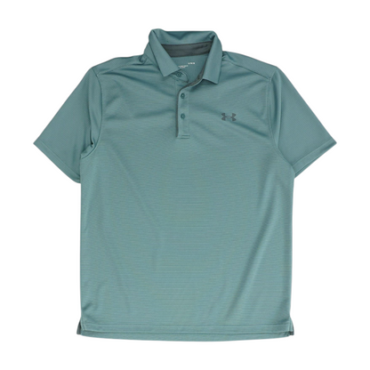 Green Solid Short Sleeve Polo