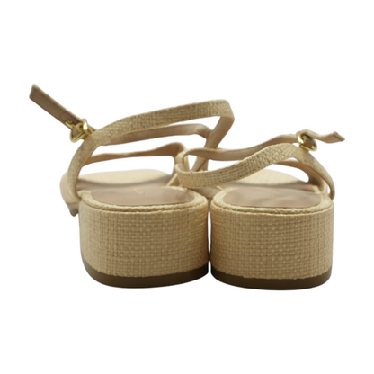 Tan Heeled Sandals