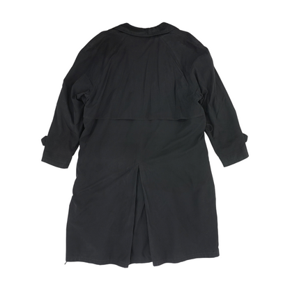 Vintage Black Solid Coat
