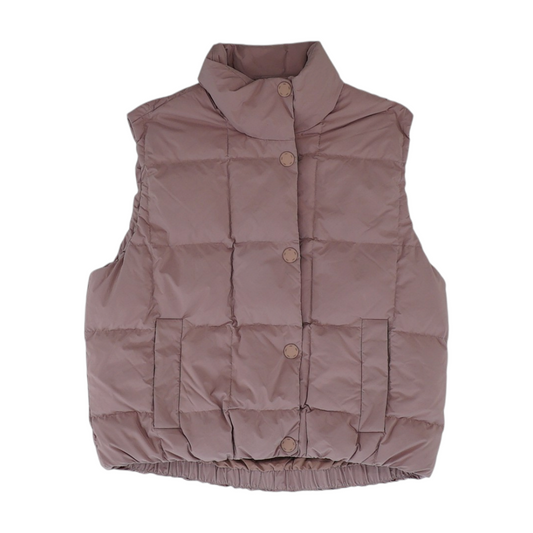 Mauve Solid Active Vest