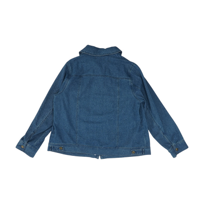 Blue Plus Solid Denim Jacket