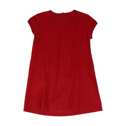Red Solid Dress