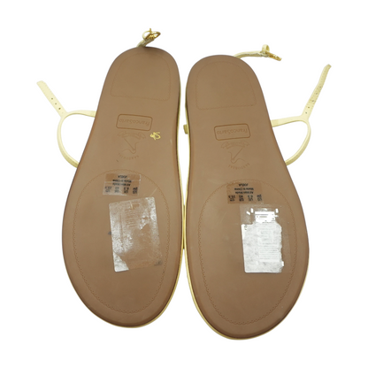 Yellow Flat Sandals