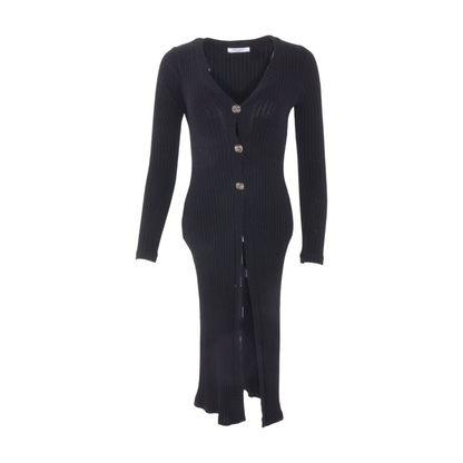 Black Cardigan Sweater