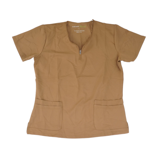 Brown Scrub Top
