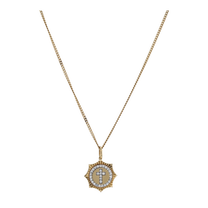 1/6 ctw Sterling Silver Lab Grown Diamond Pendant Necklace