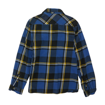 Blue Plaid Flannel Button Down