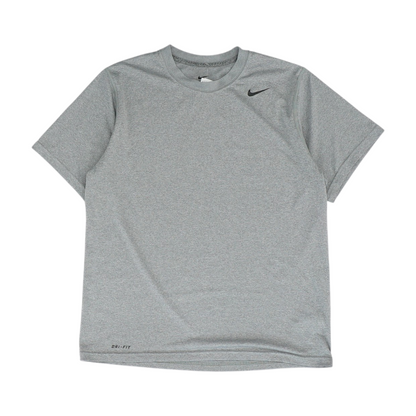 Gray Solid Active T-Shirt
