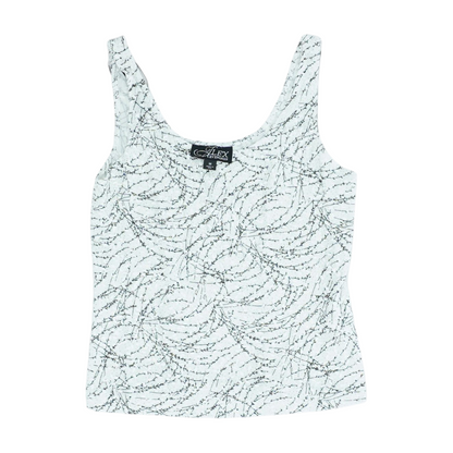 White Print Blouse