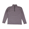 Mauve Solid 1/4 Zip Pullover