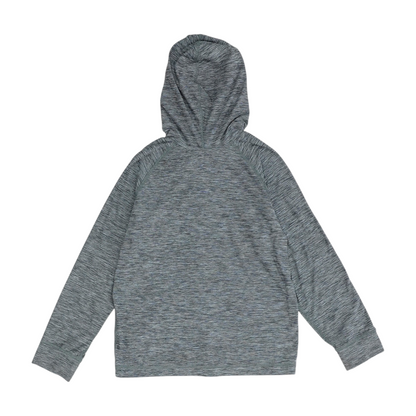 Gray Abstract Hoodie Pullover