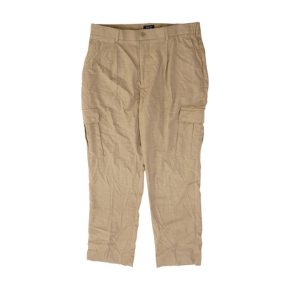 Beige Regular Pants