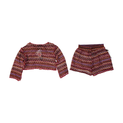 Multi Striped Cover-Up Set