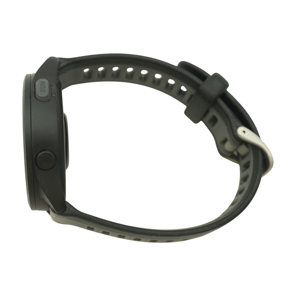 30mm Forerunner 165 Black Smartwatch Gray Band Small