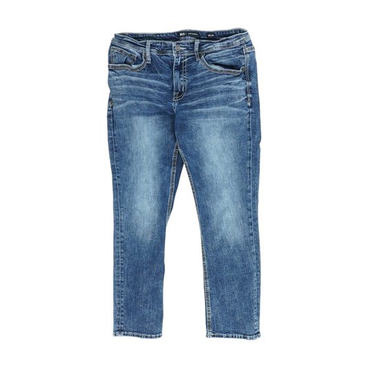 Striped Straight Jeans