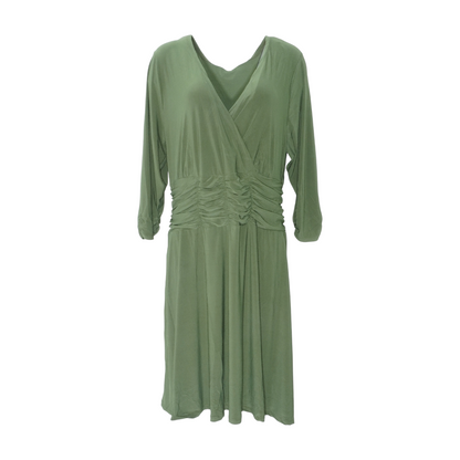 Green Plus Midi Dress